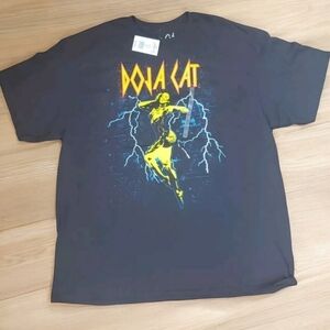Doja Cat Graphic T-shirt‎ Mens Size XXL Black Short Sleeve Rapper Rap Music NWT